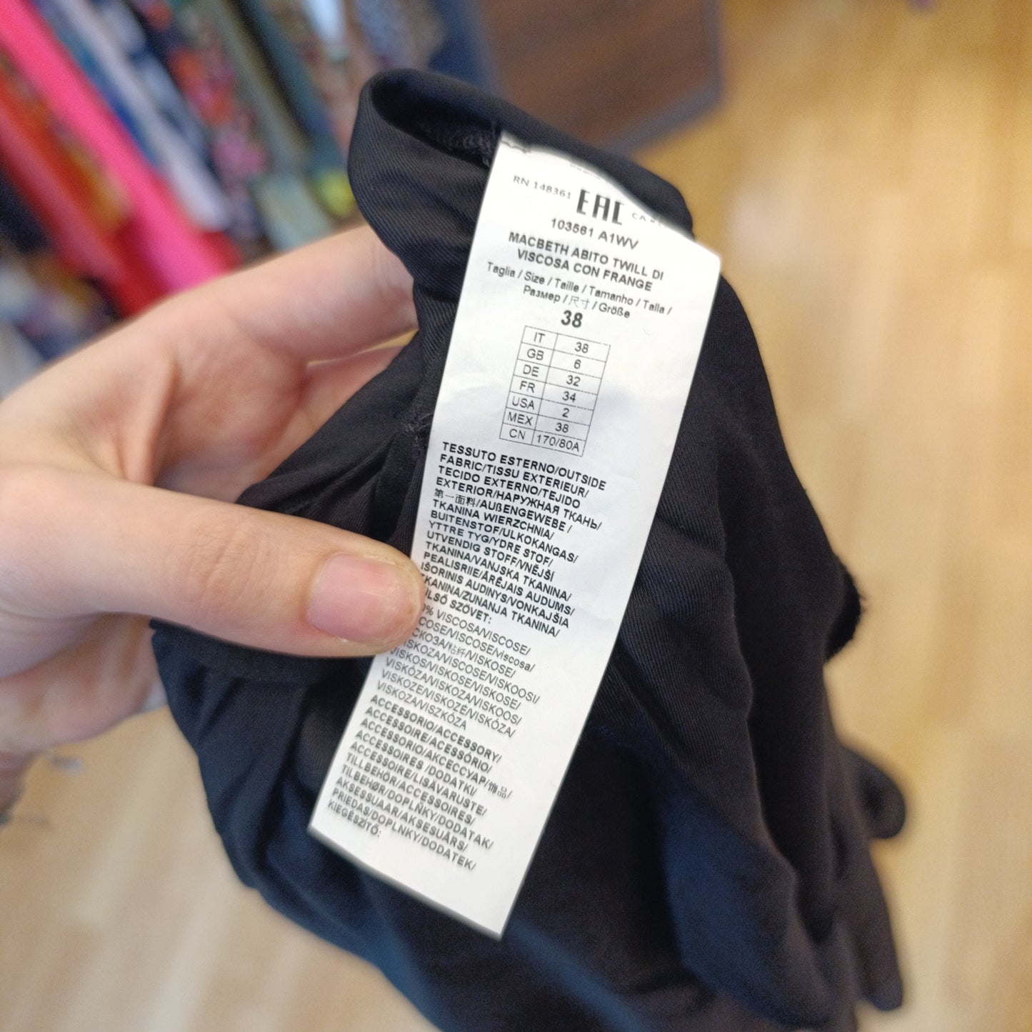 Abito Pinko tg 38 nero