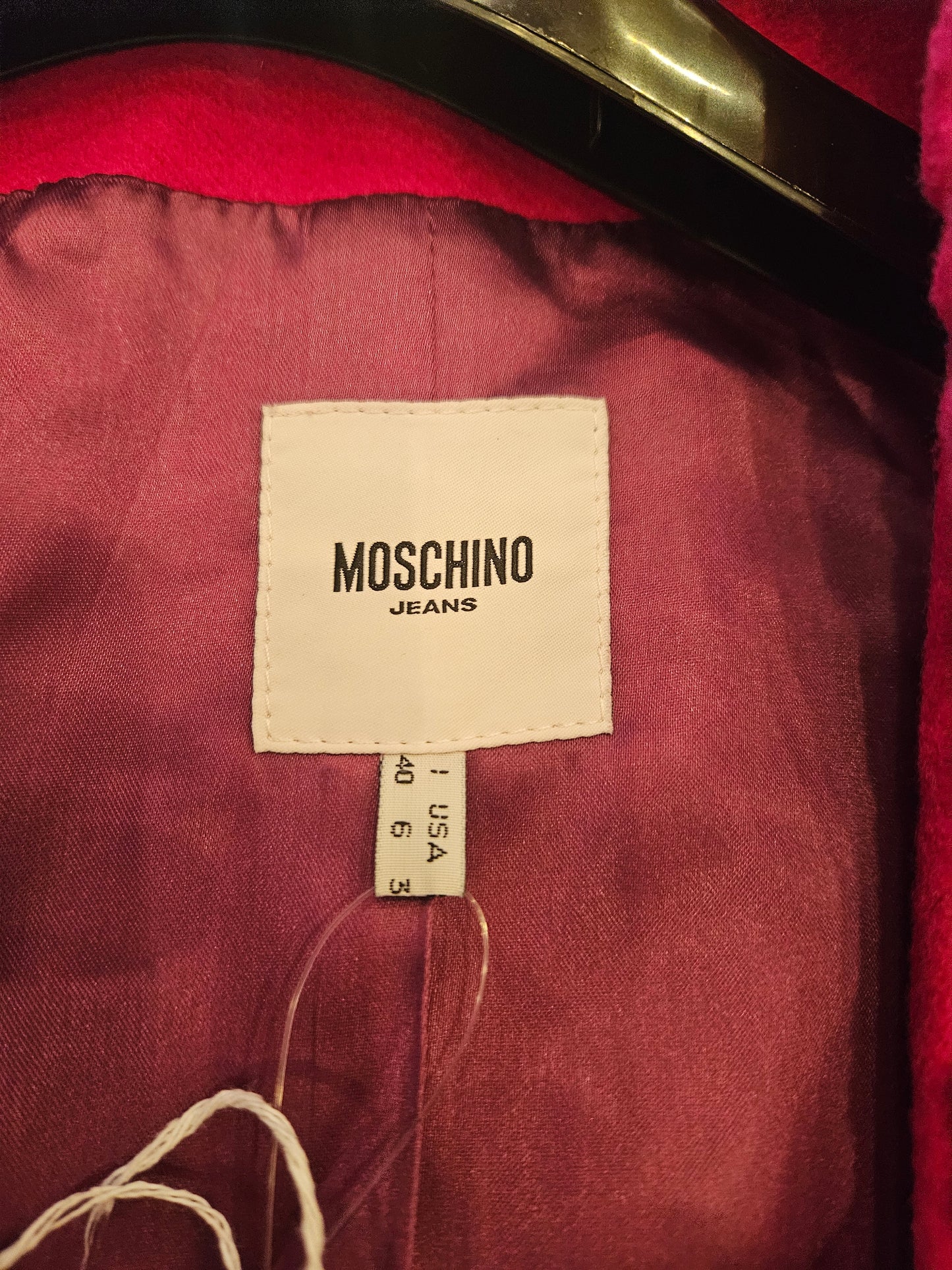 Cappotto Moschino jeans tg 49
