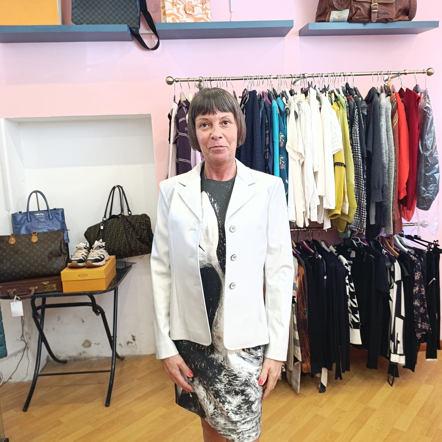 Blazer in eco pelle Max Mara tg s