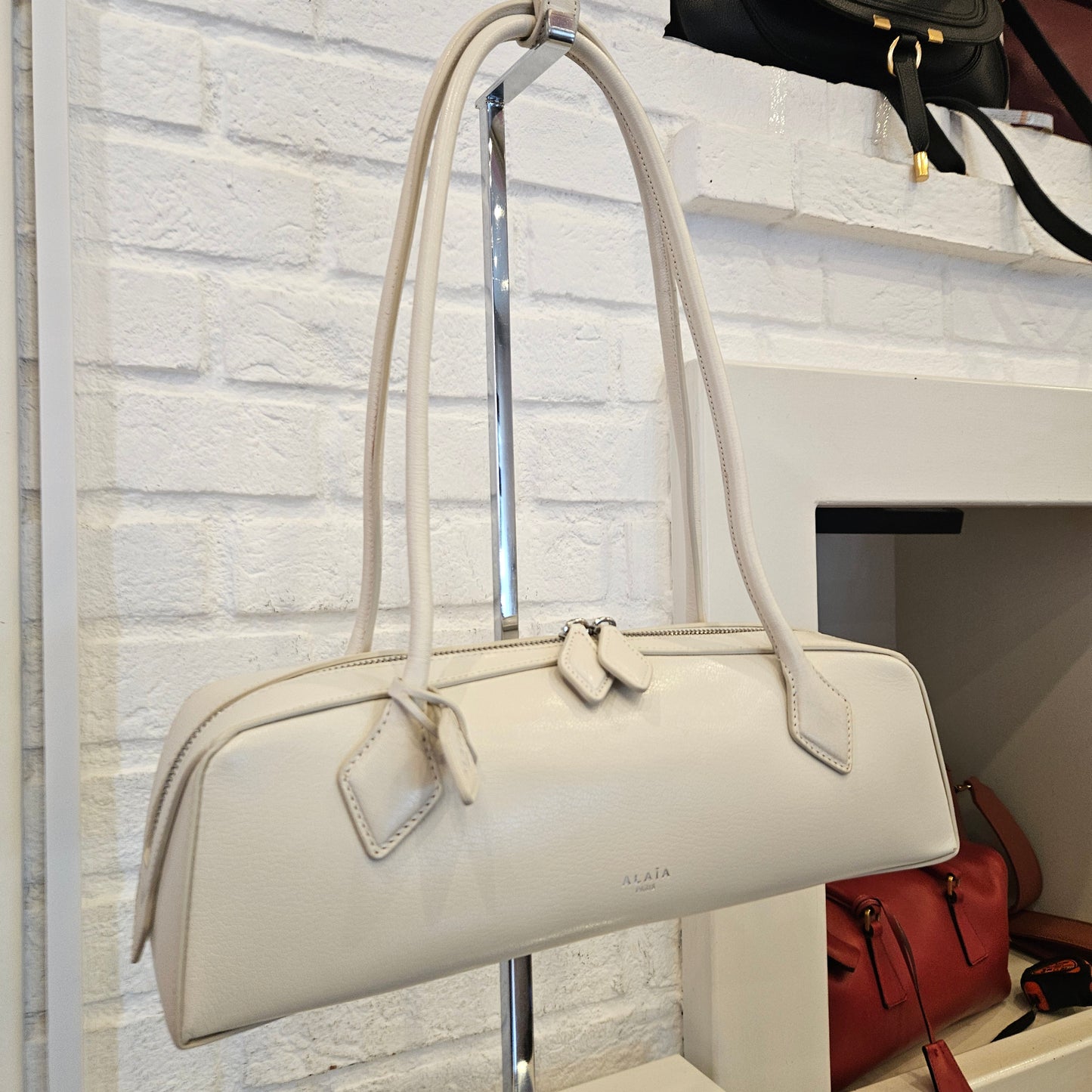 Alaïa Le Teckel bianco avorio