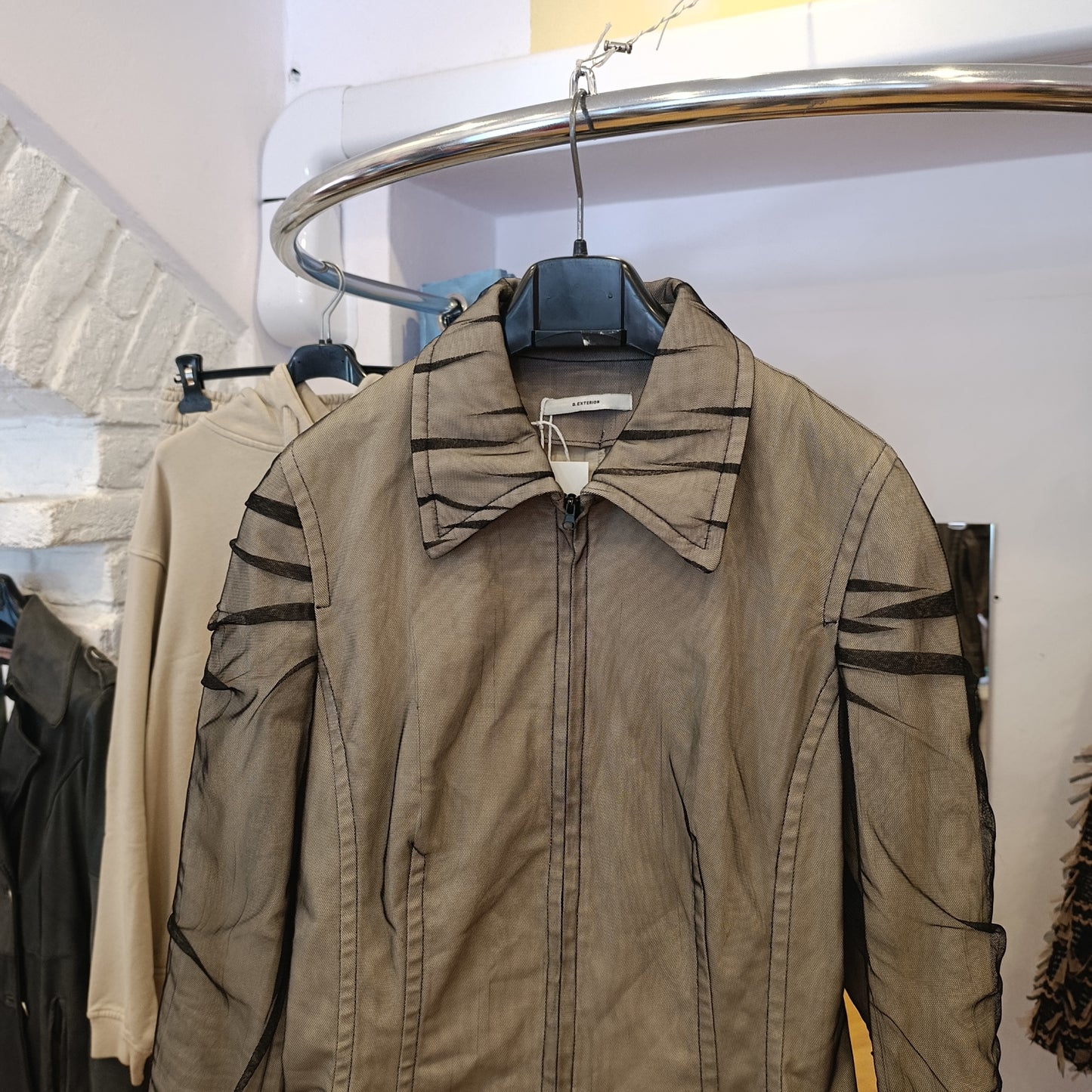 Giacca d.exterior beige tg 44