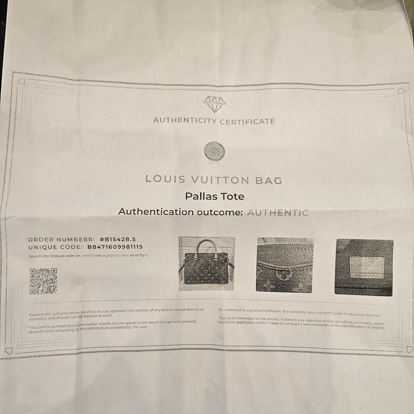 Pallas Tote Louis Vuitton