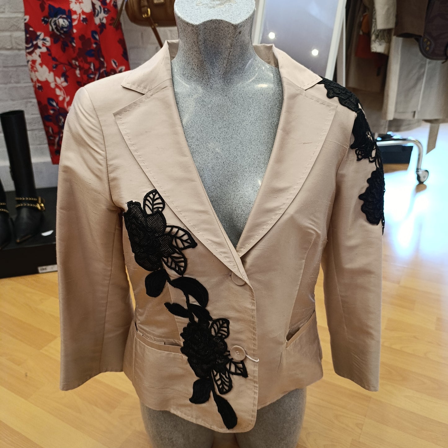 Blazer max e co tg 44 pura seta