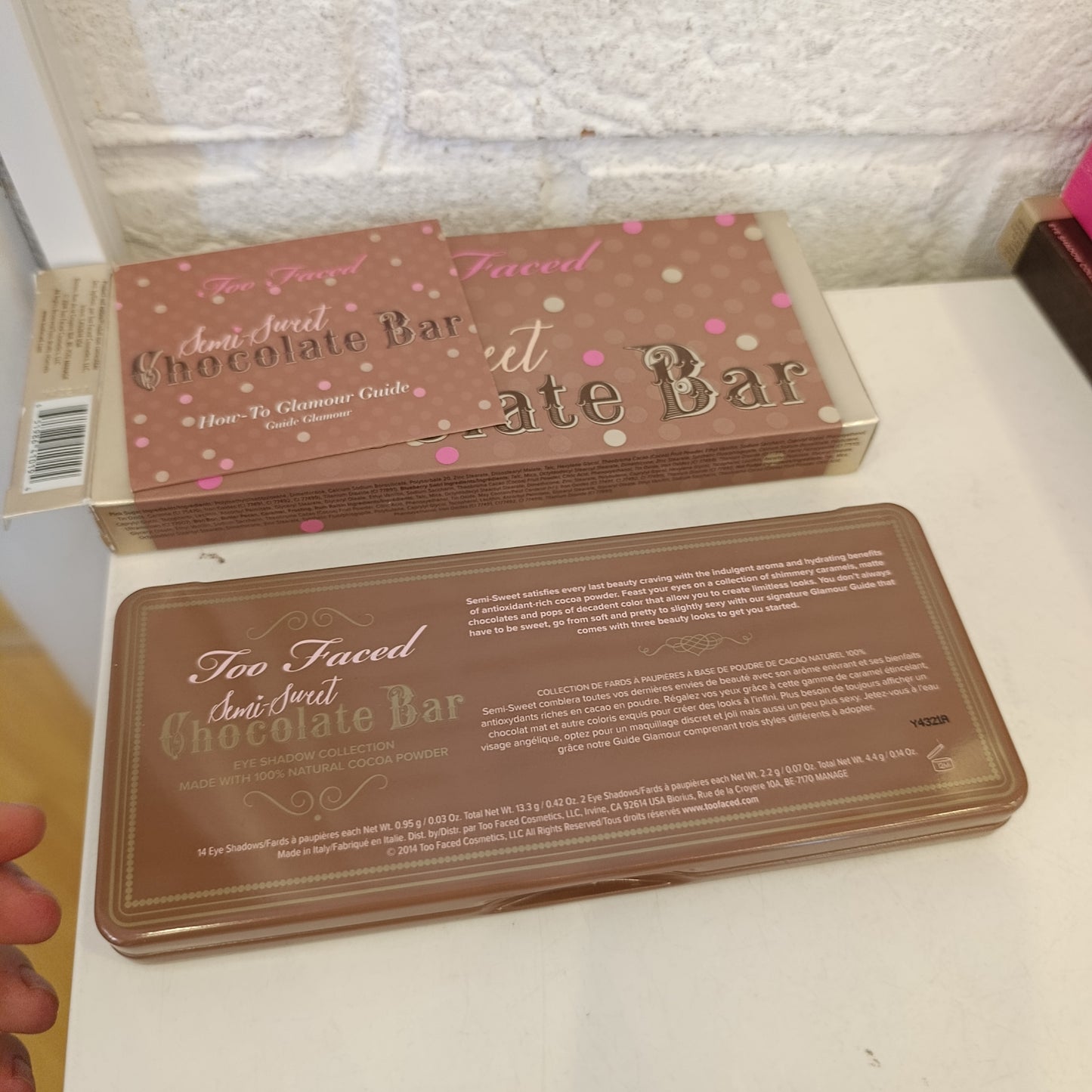 Palette too Faced semi-sweet chocolate bar