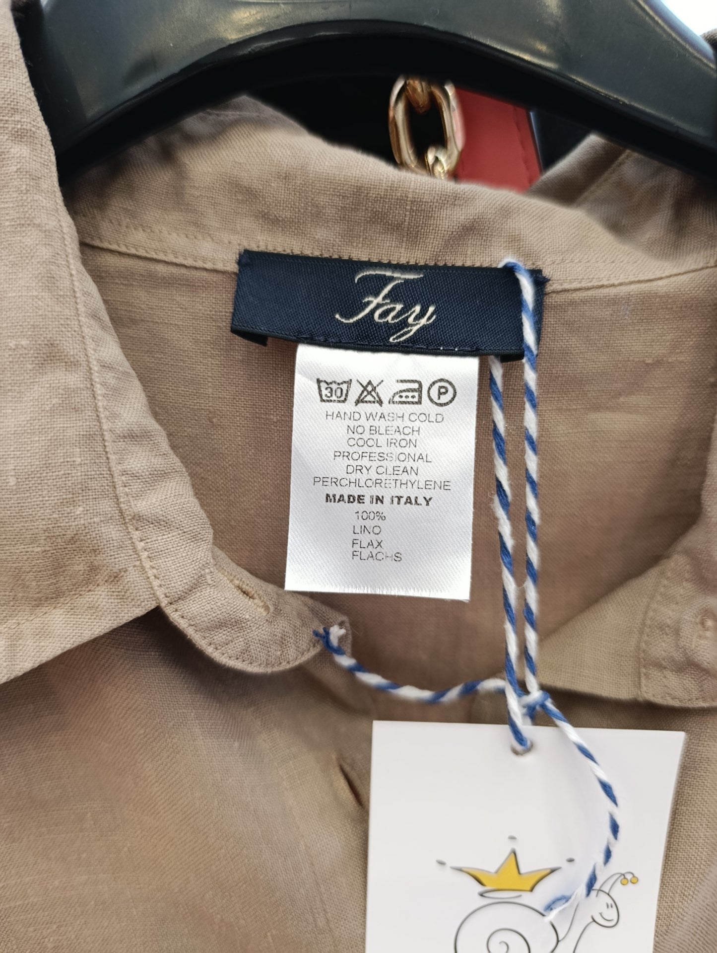 Camicia Fay tg 50 in Lino
