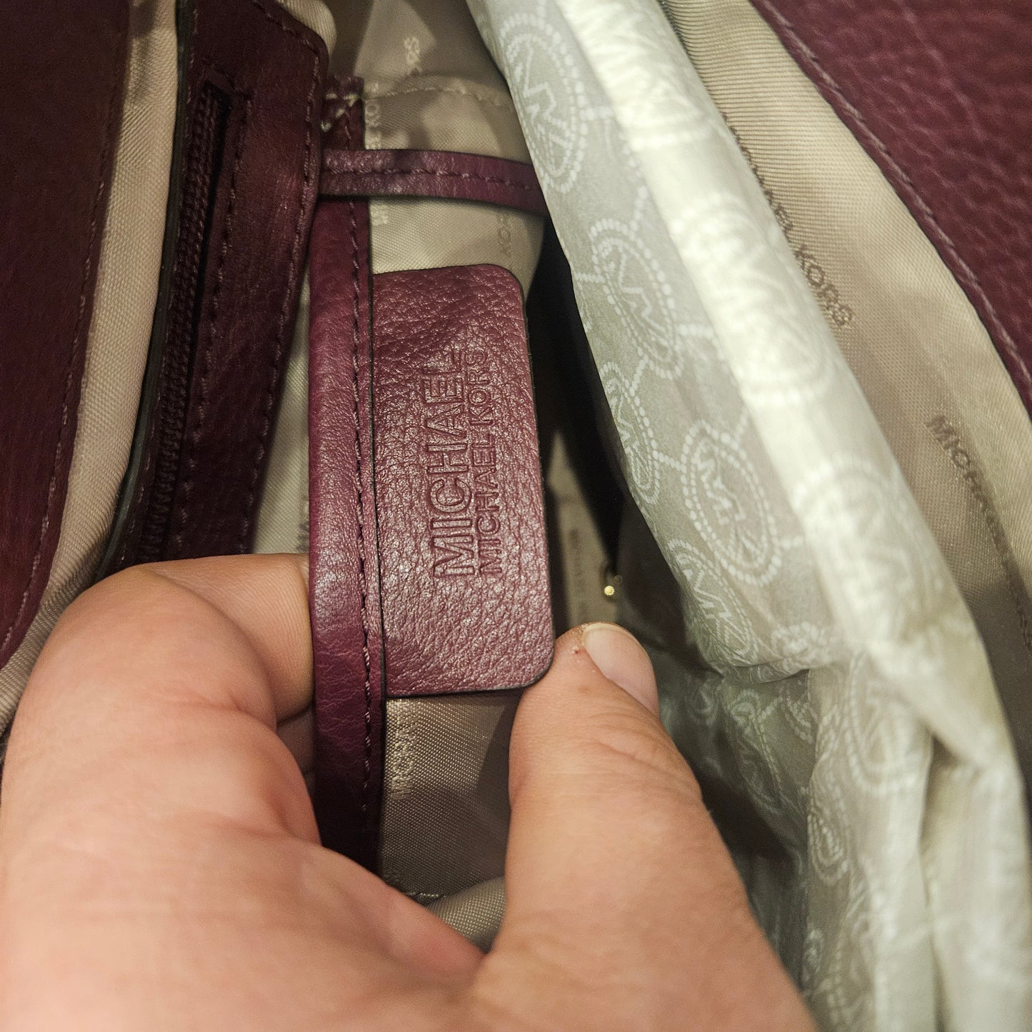 Borsa Michael Kors bordeaux