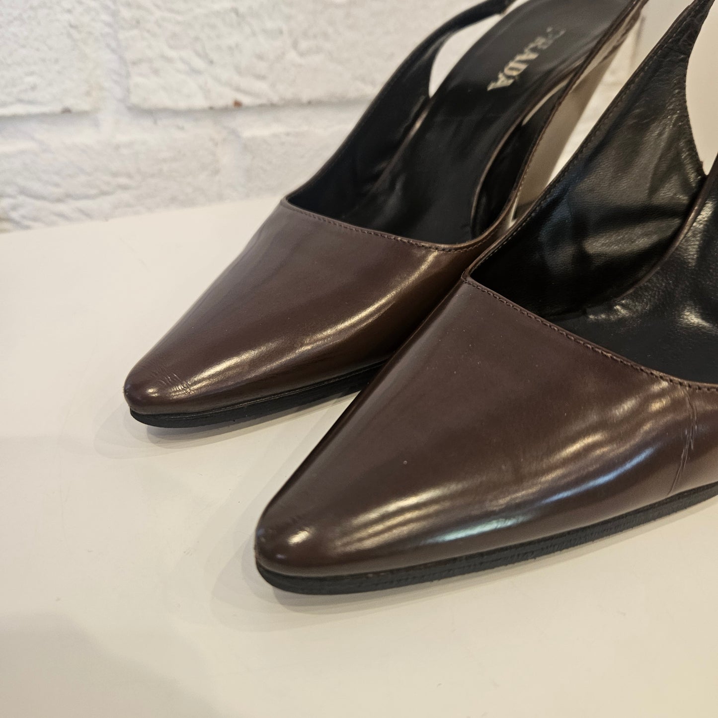 Zeppe Prada a punta n 37.5