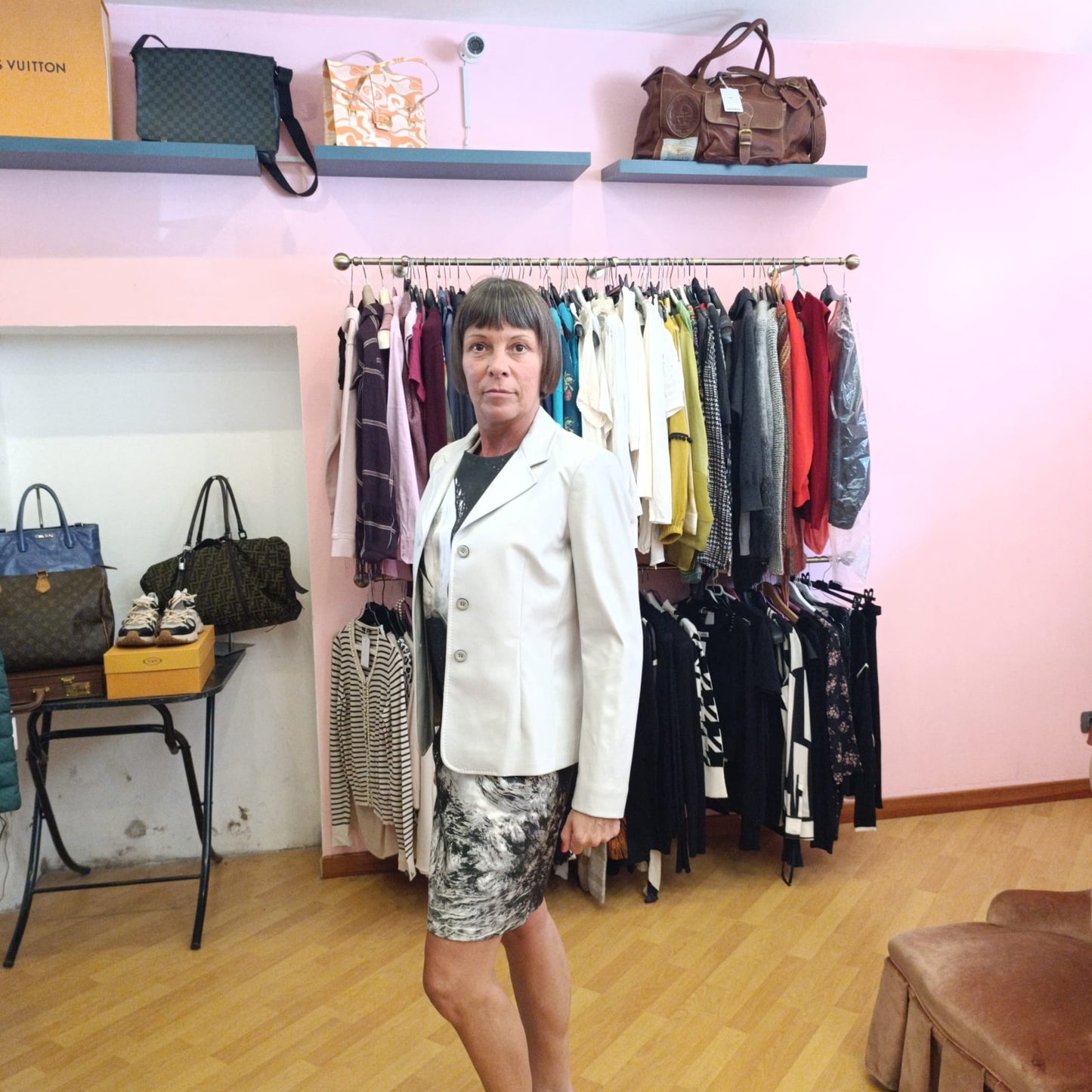 Blazer in eco pelle Max Mara tg s