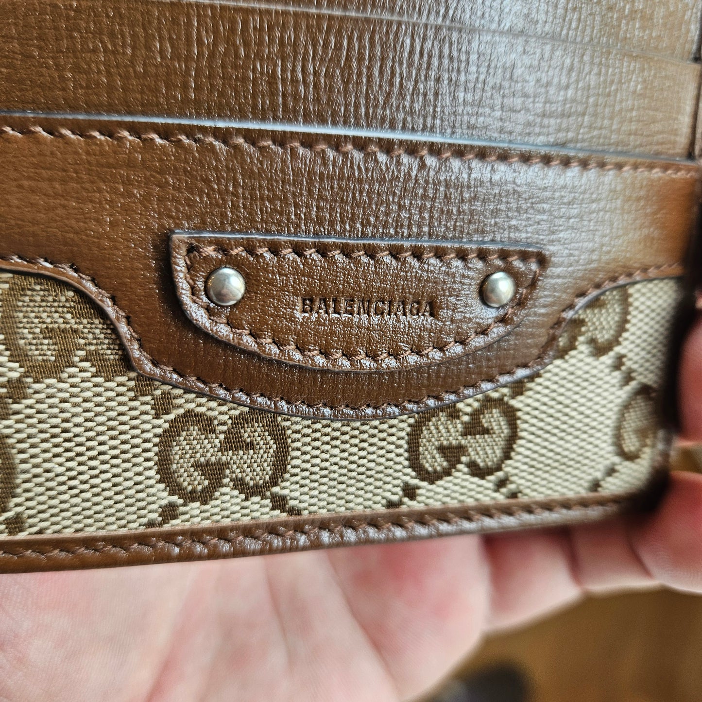 Porta tessere Gucci per Balenciaga