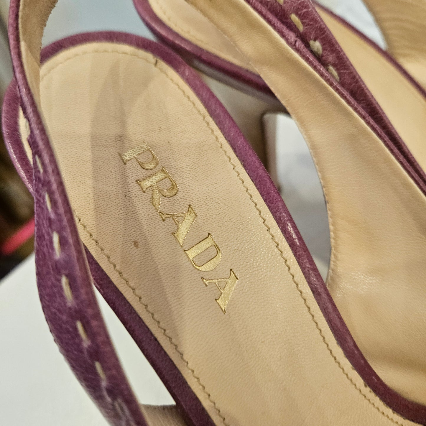 Tacchi Prada n 37.5
