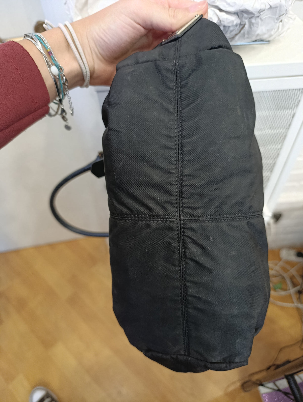 Borsa Prada nera nylon