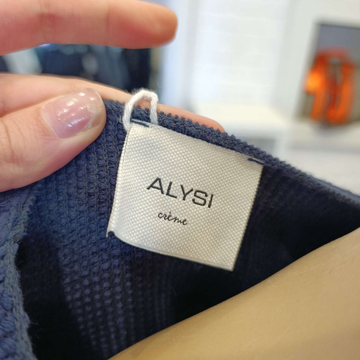 Bolero Alysi bianco e blu tg S M