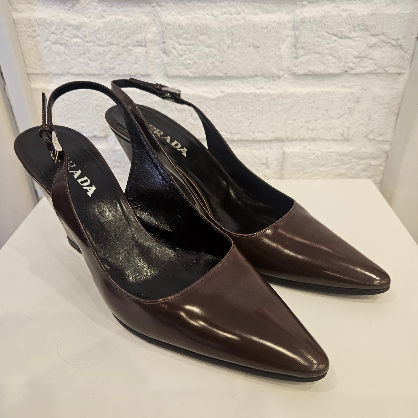 Zeppe Prada a punta n 37.5