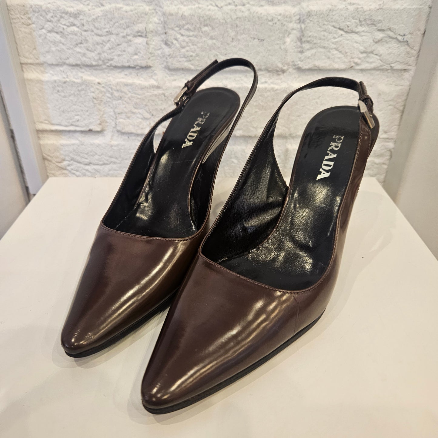 Zeppe Prada a punta n 37.5