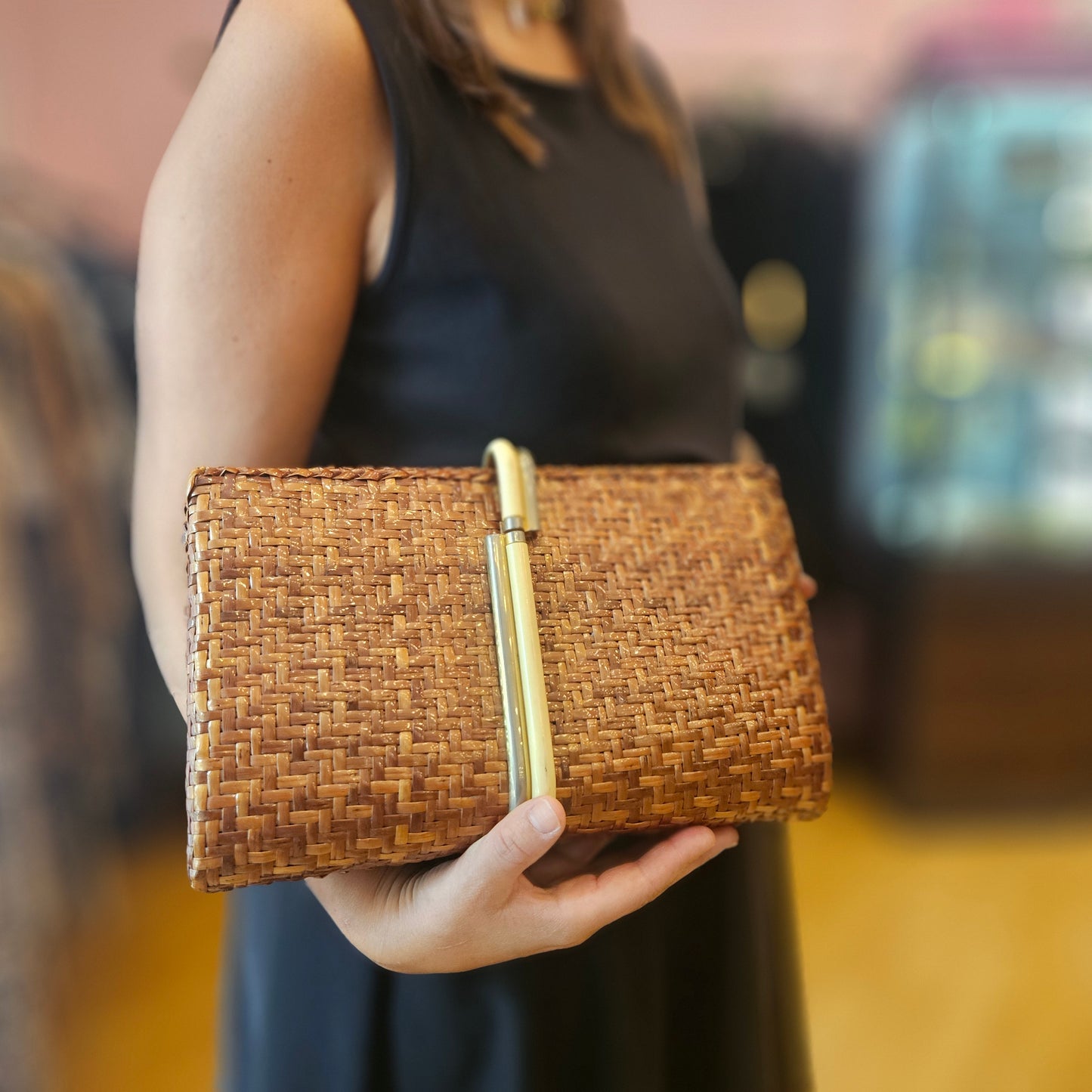 Borsa Rodo vintage in vimini