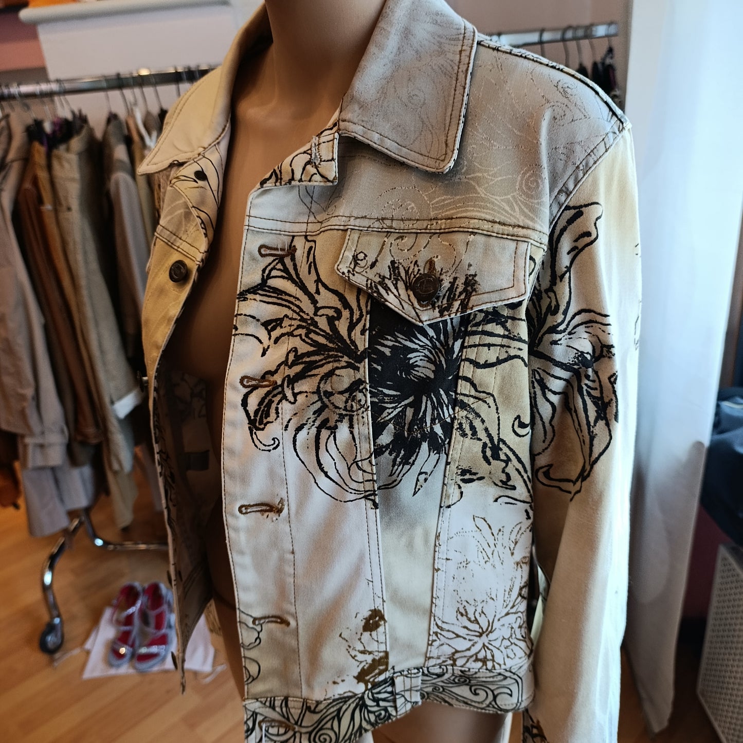 Giacca in denim Roberto Cavalli tg L
