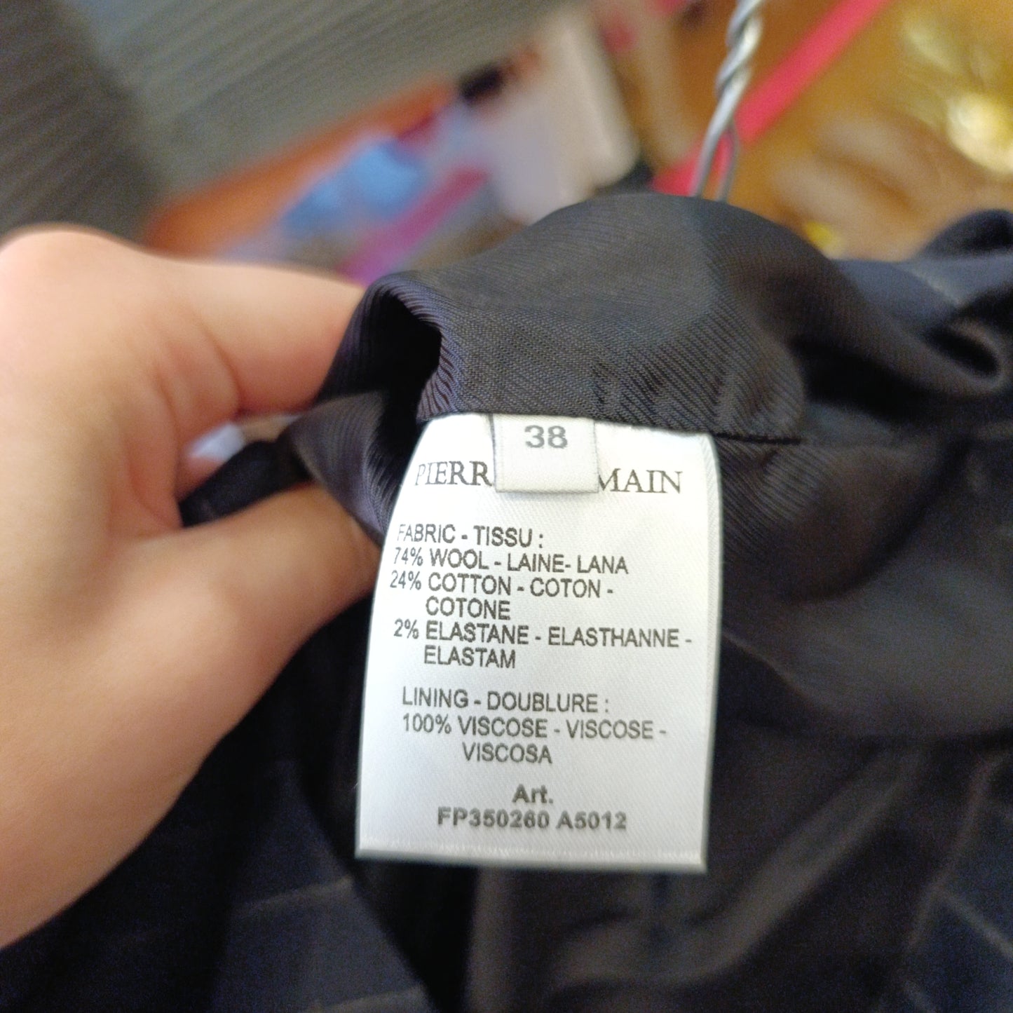 Abito Pierre balmain tg 38 gessato