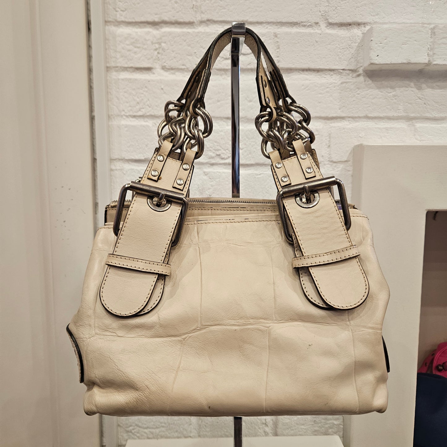 Borsa Chloé white avory