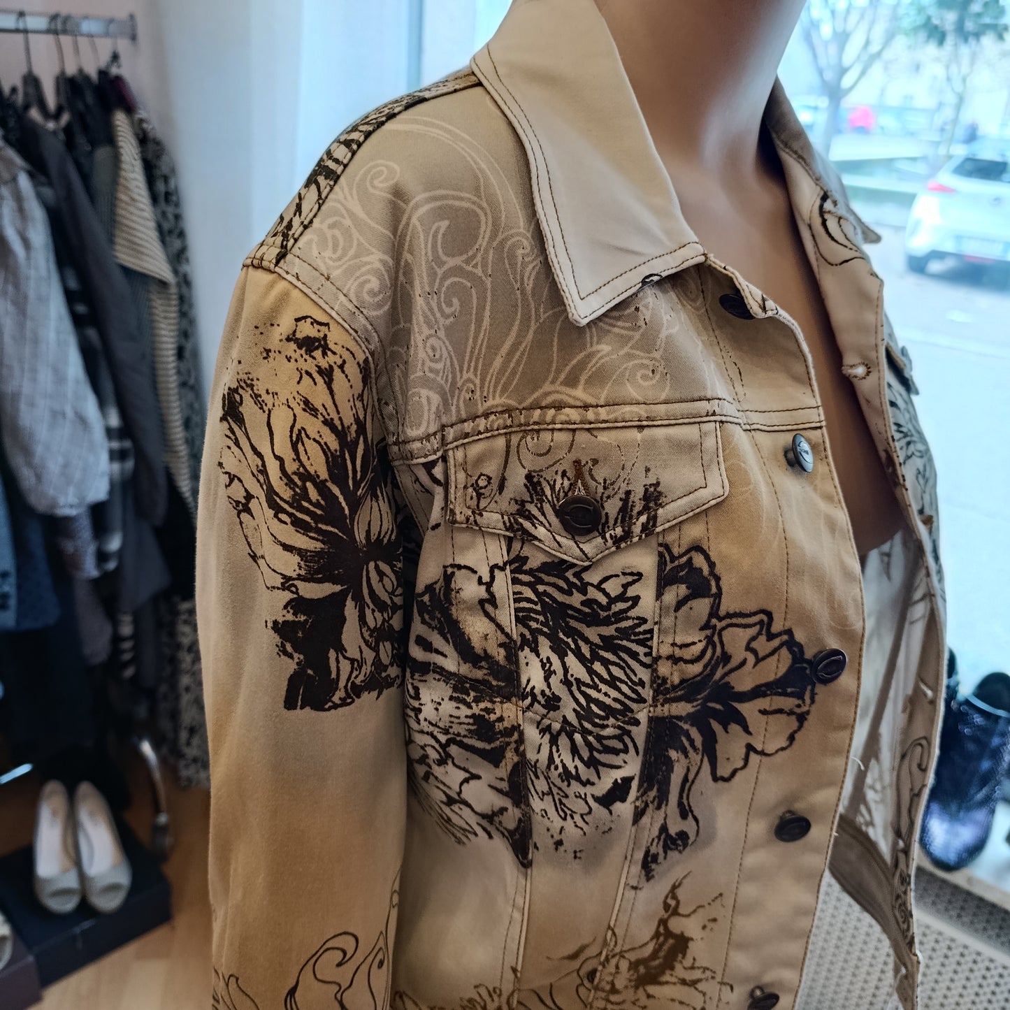 Giacca in denim Roberto Cavalli tg L