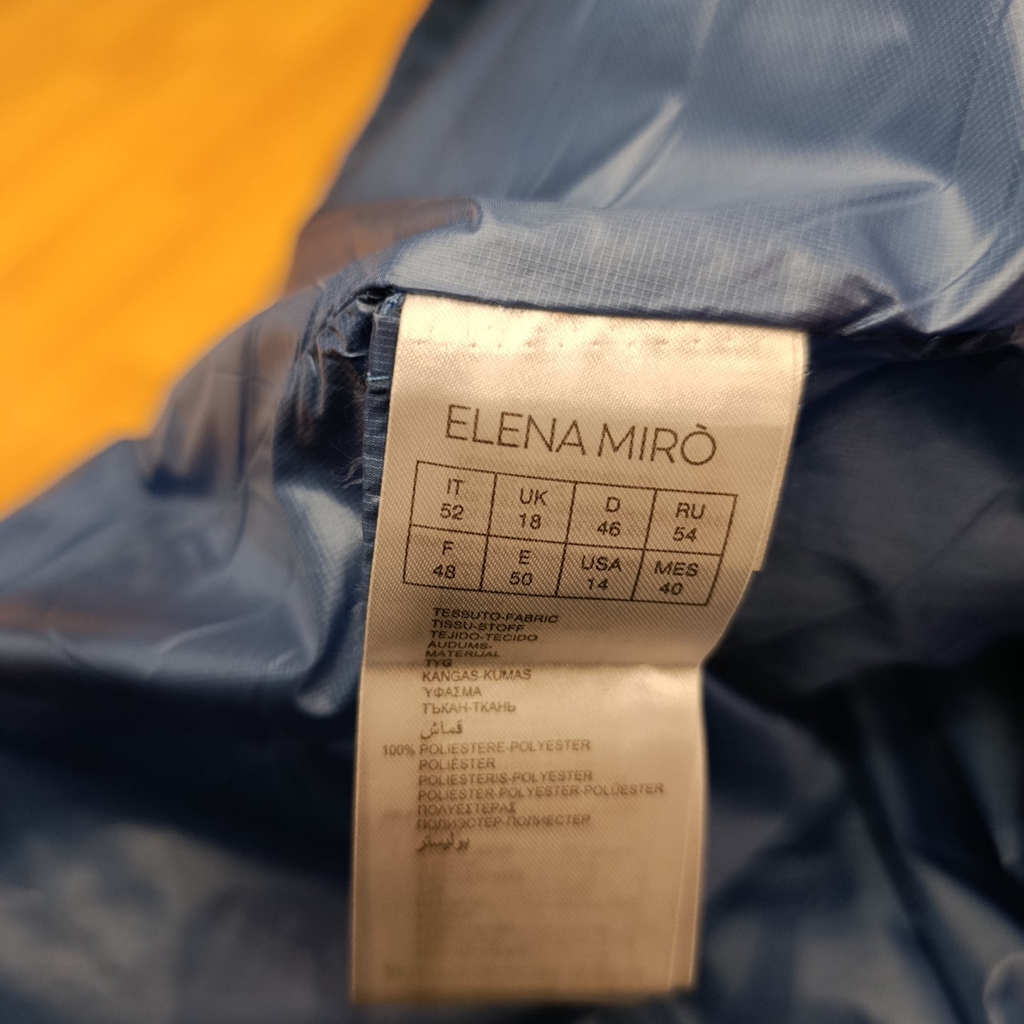 Giacca Elena Mirò azzurra tg 52