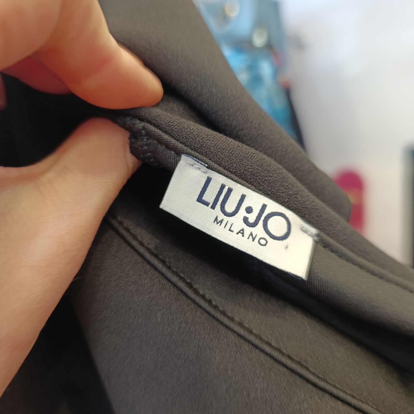 Abito Liu Jo nero monospalla