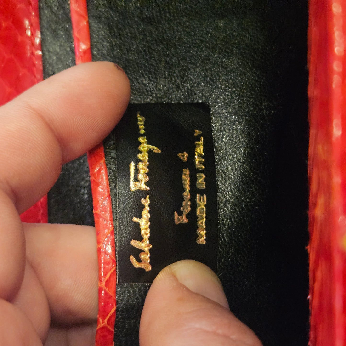 Tracollina vintage Ferragamo