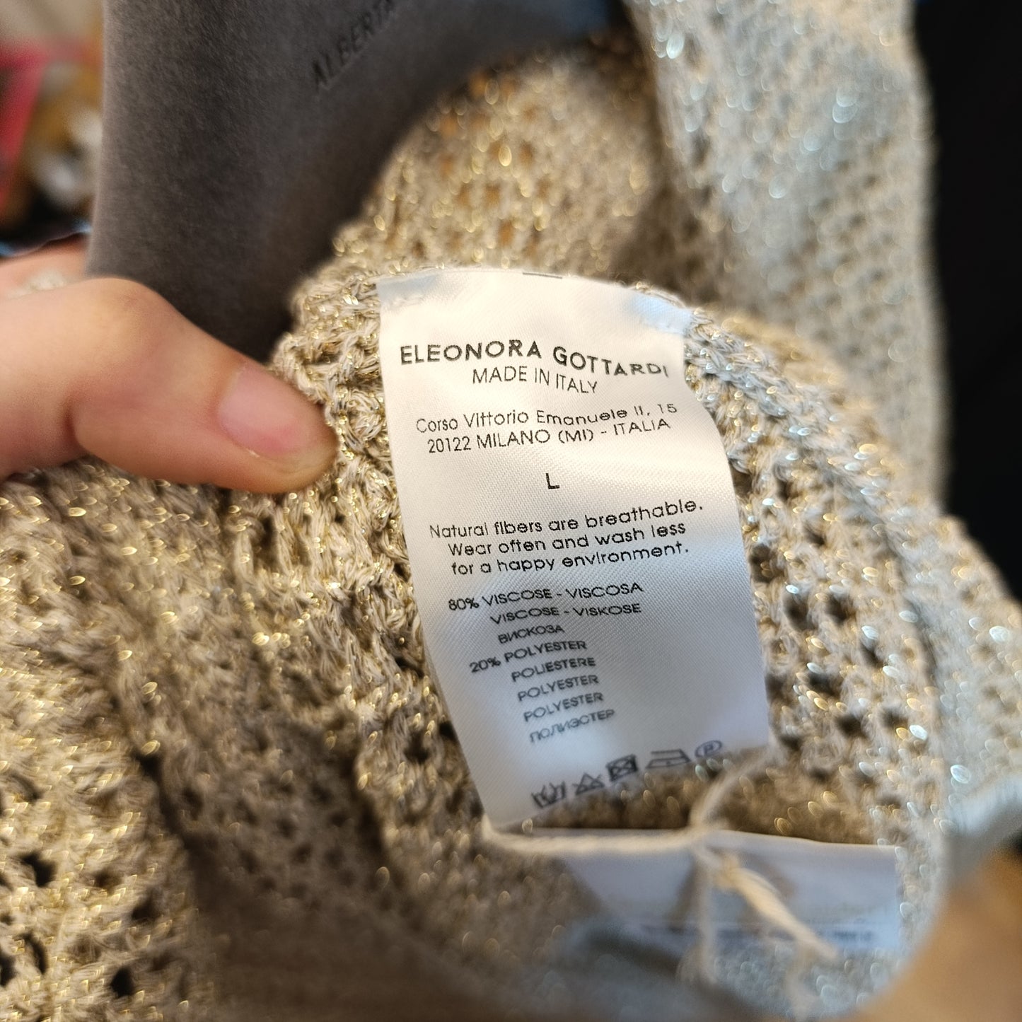 Cardigan Eleonora Gottardi tg L