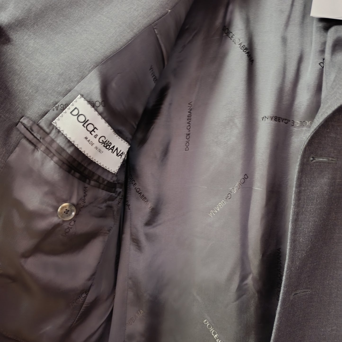 Blazer dolce e gabbana tg 48 antracite