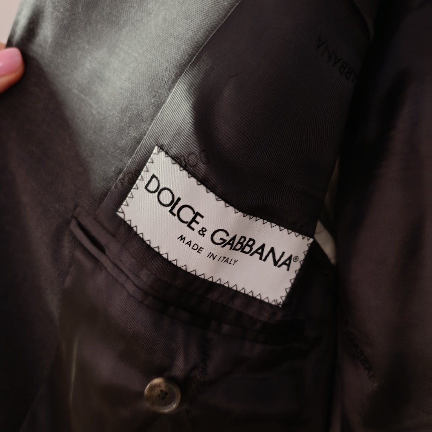 Blazer dolce e gabbana tg 48 antracite