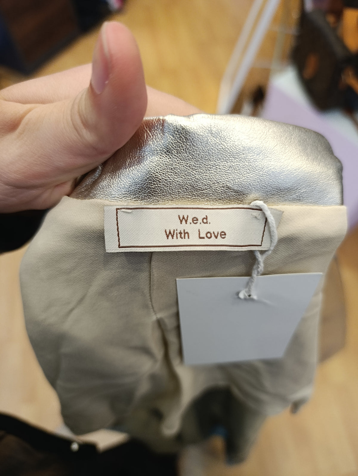 Trench oro w.e.d. with love tg M/L