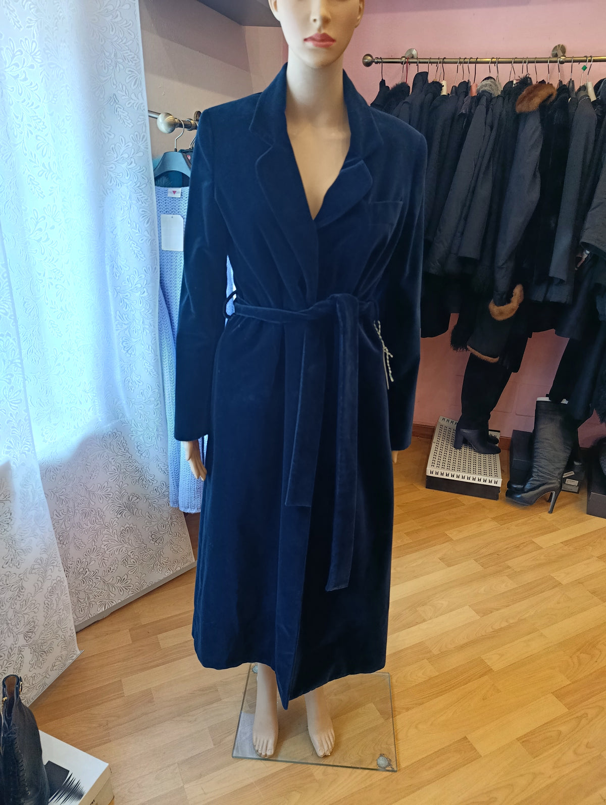 Cappotto in velluto Off tg 40