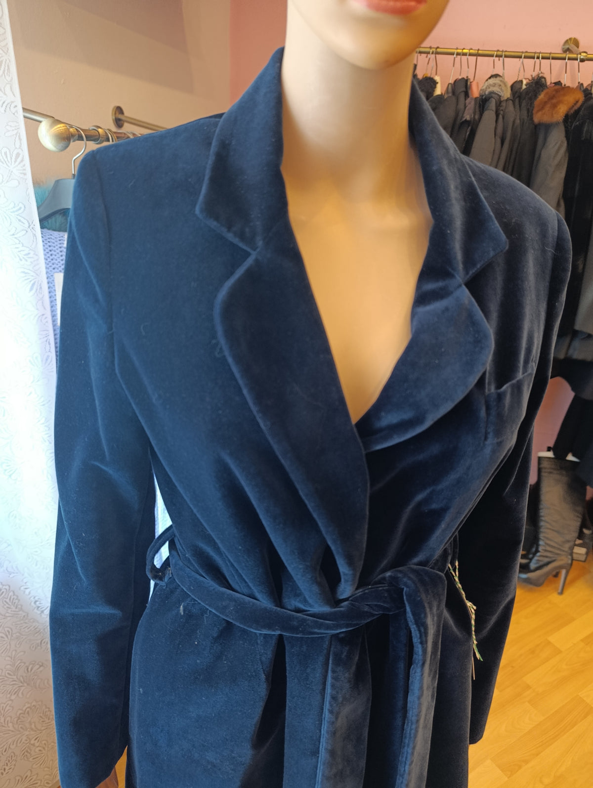 Cappotto in velluto Off tg 40