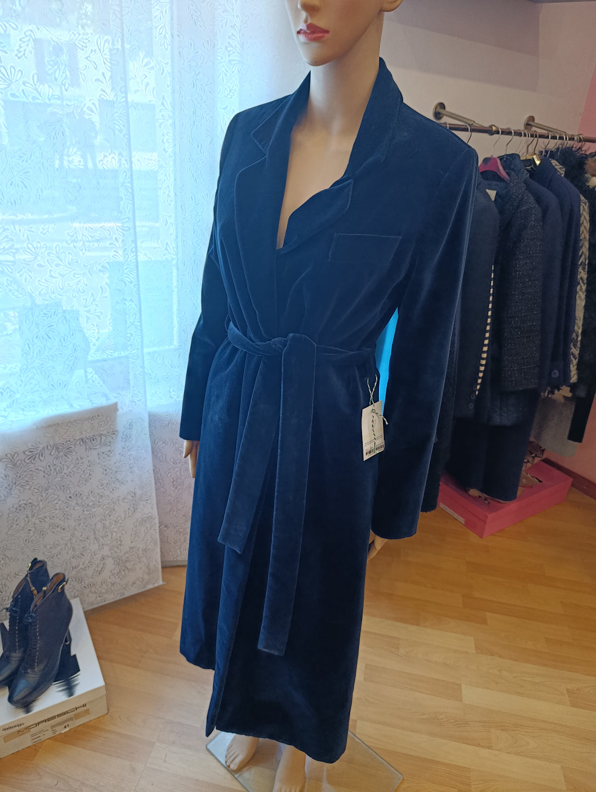 Cappotto in velluto Off tg 40