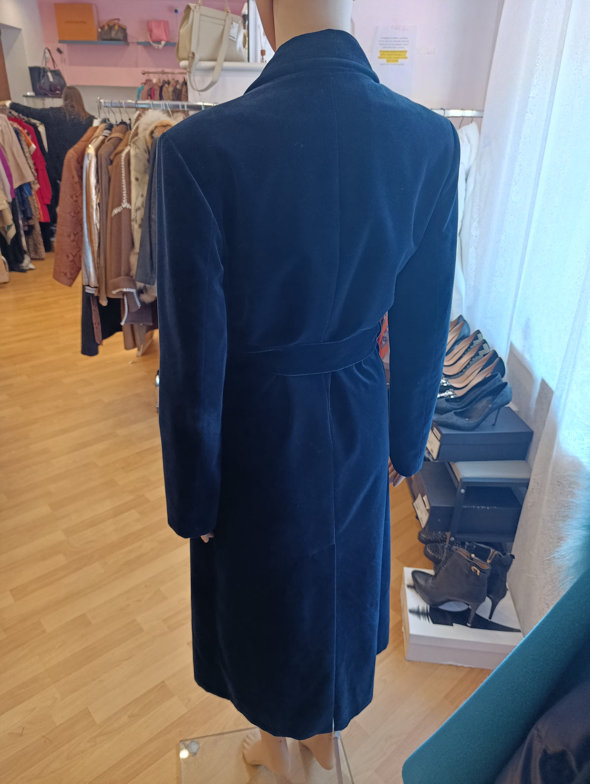 Cappotto in velluto Off tg 40
