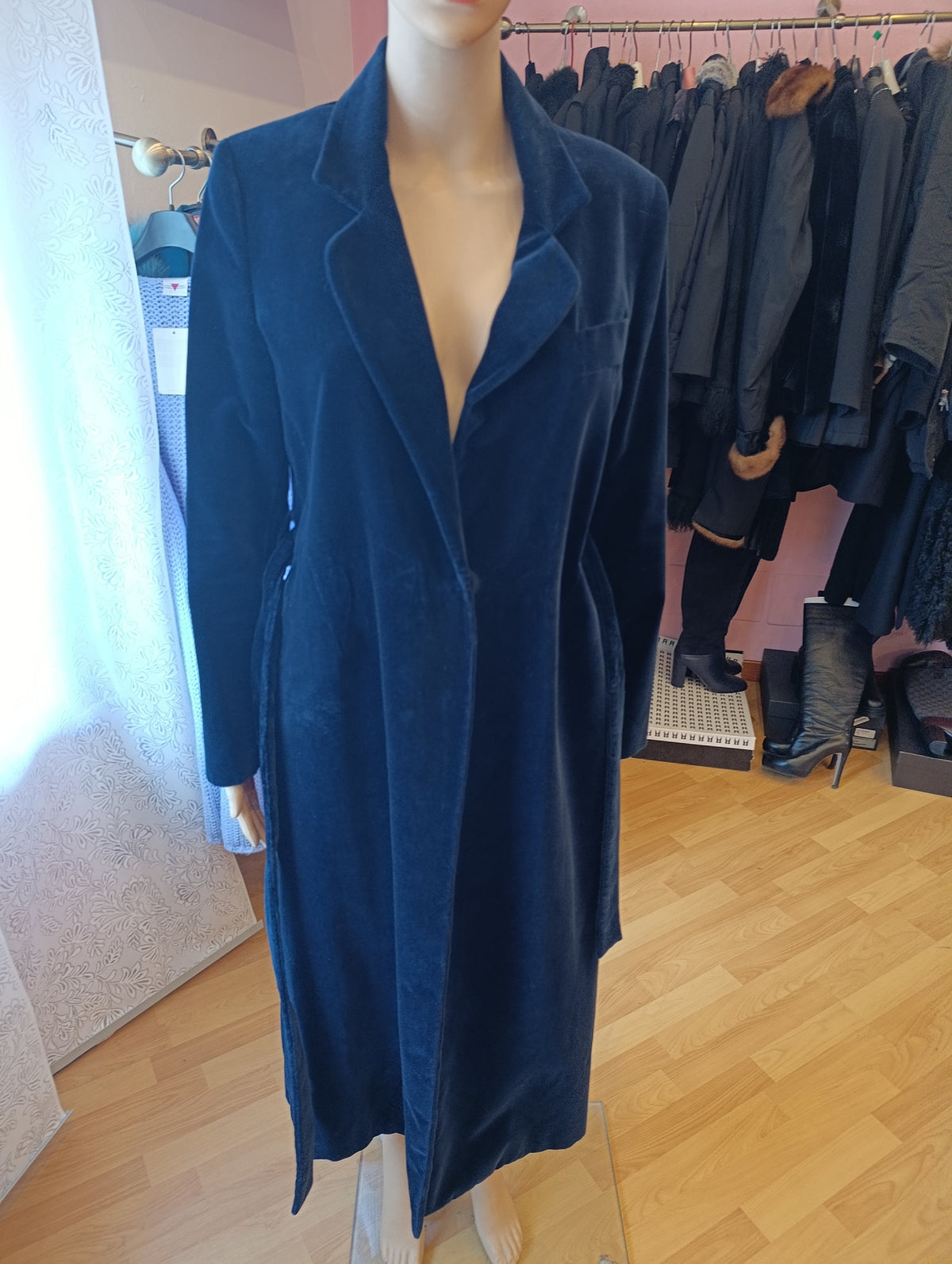 Cappotto in velluto Off tg 40
