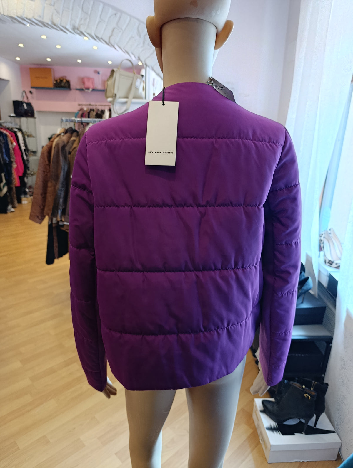 Piumino Liviana conti tg 38 nuovo con cartellino
