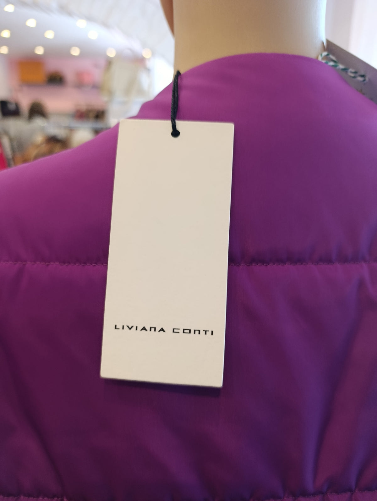 Piumino Liviana conti tg 38 nuovo con cartellino
