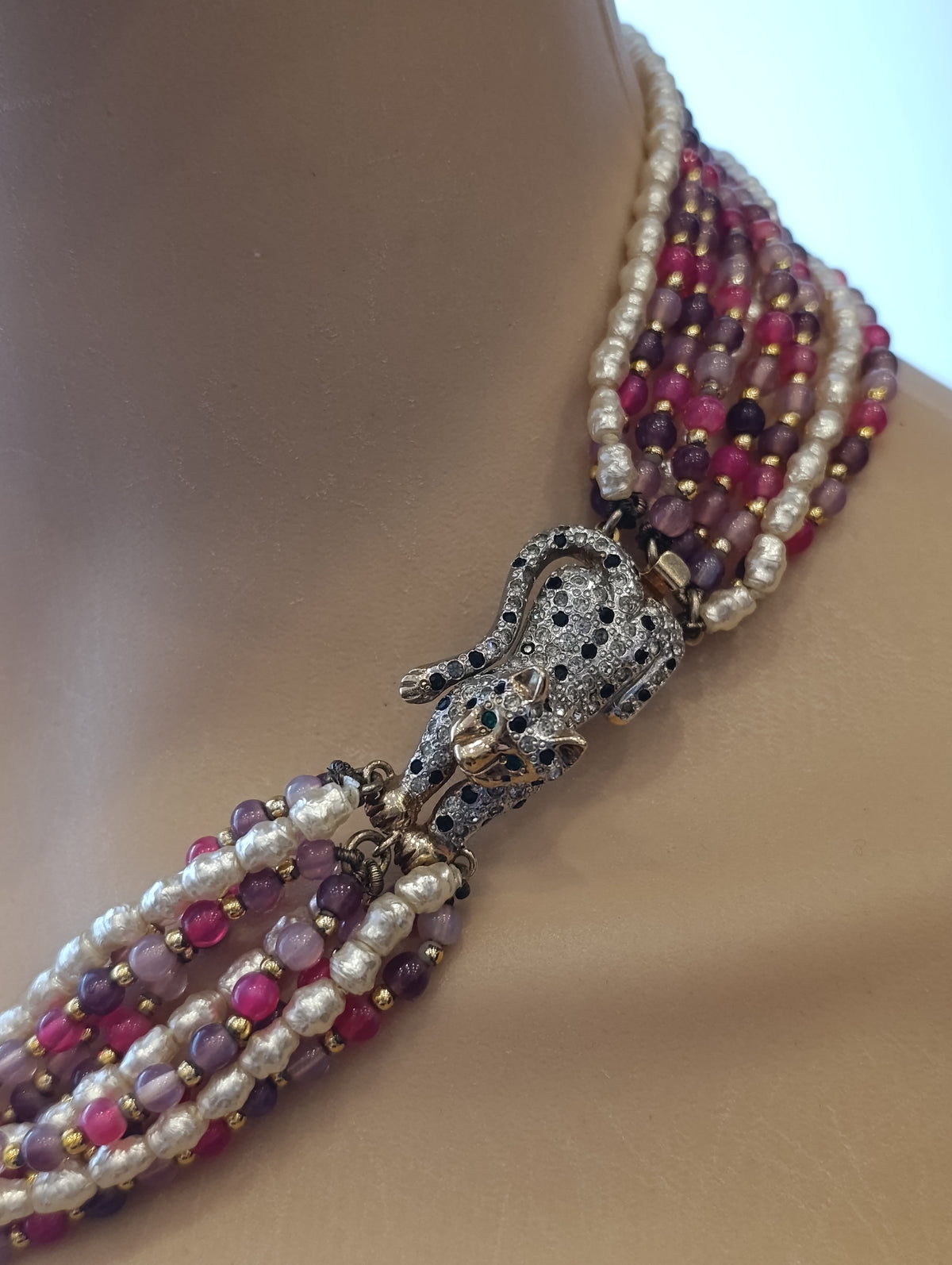 Collana bigiotteria vintage