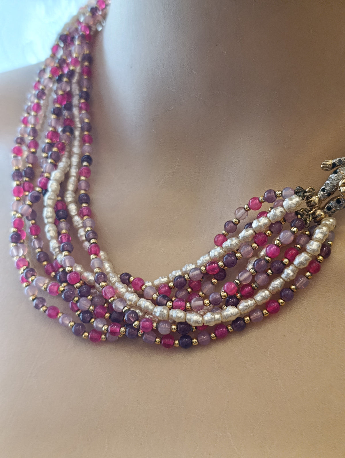 Collana bigiotteria vintage