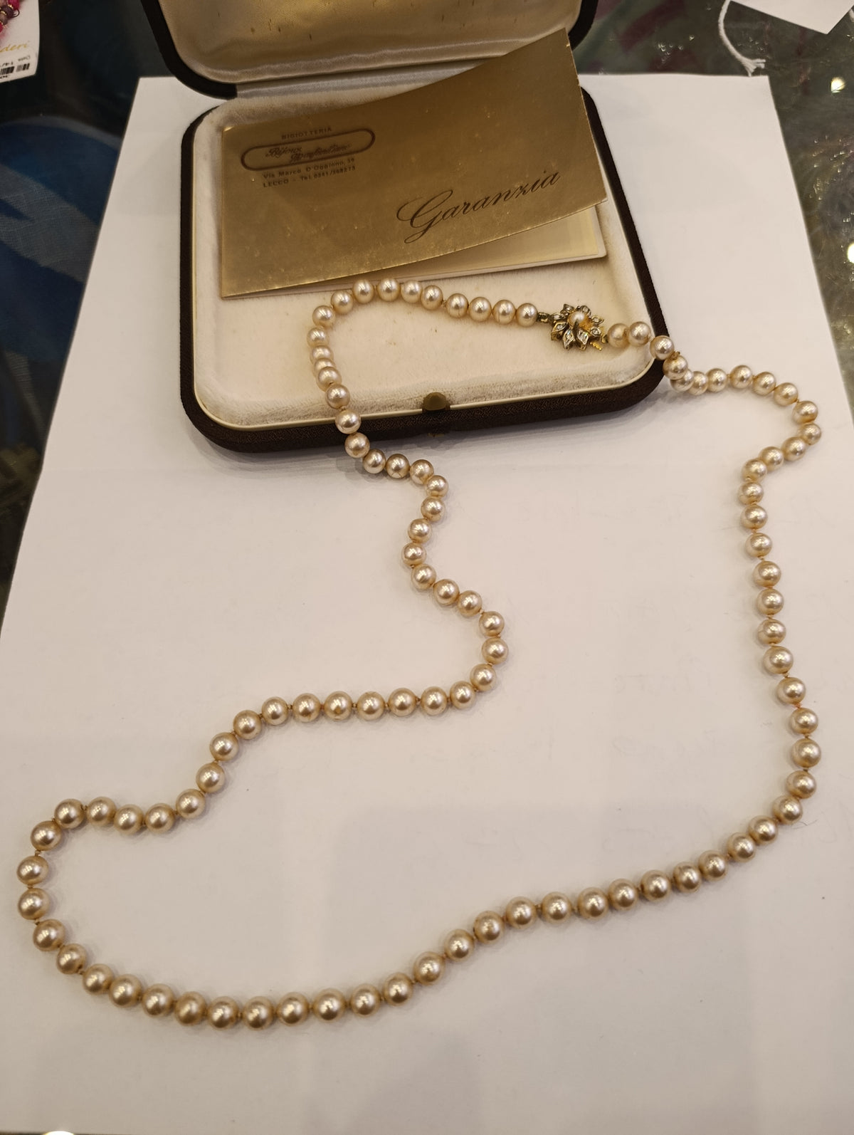 Collana di perle vintage