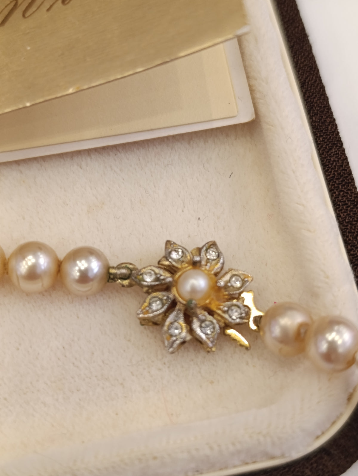 Collana di perle vintage