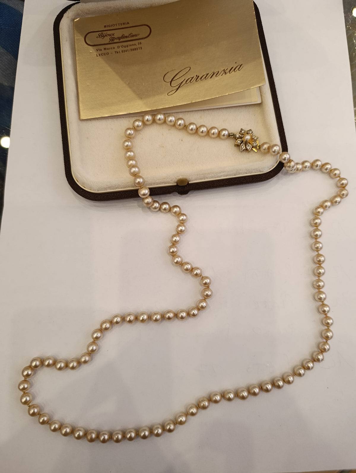 Collana di perle vintage