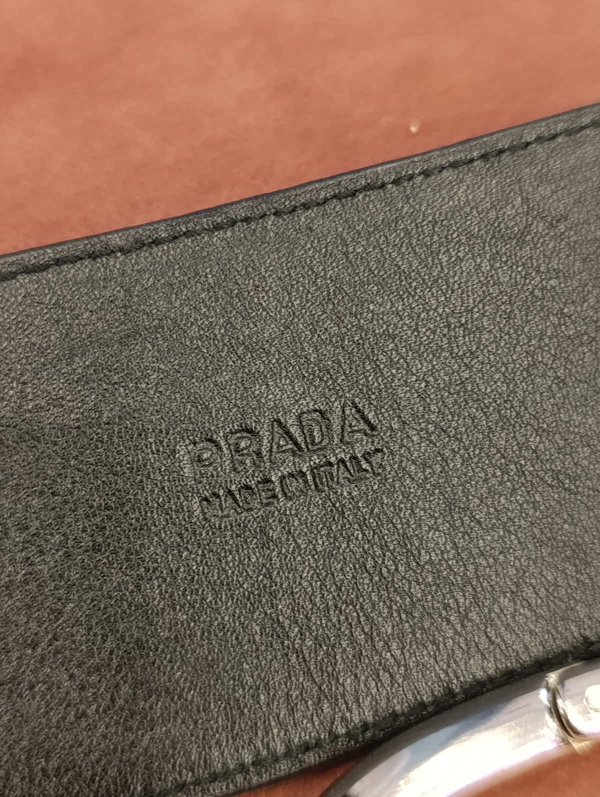 Maxi cintura Prada bianca
