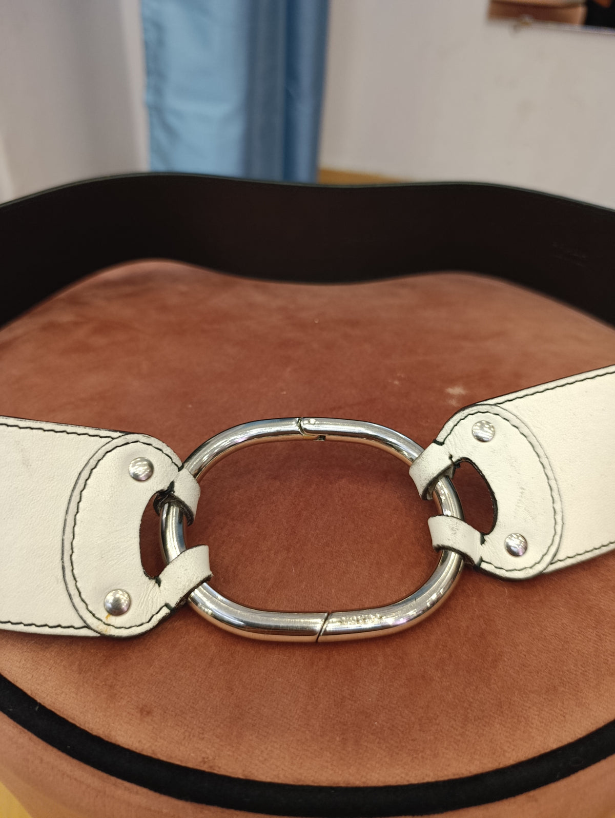 Maxi cintura Prada bianca