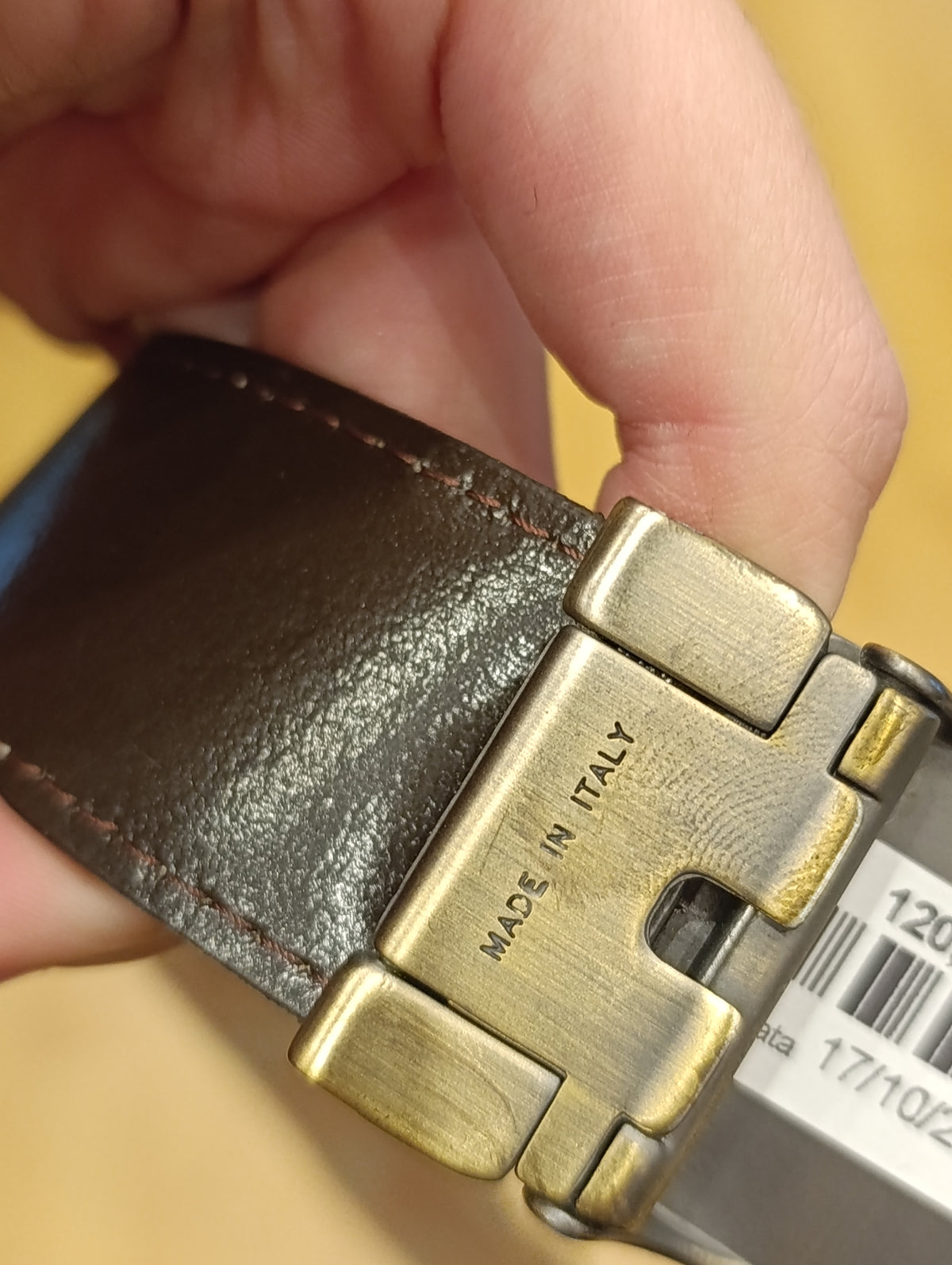 Cintura Burberry misura 105