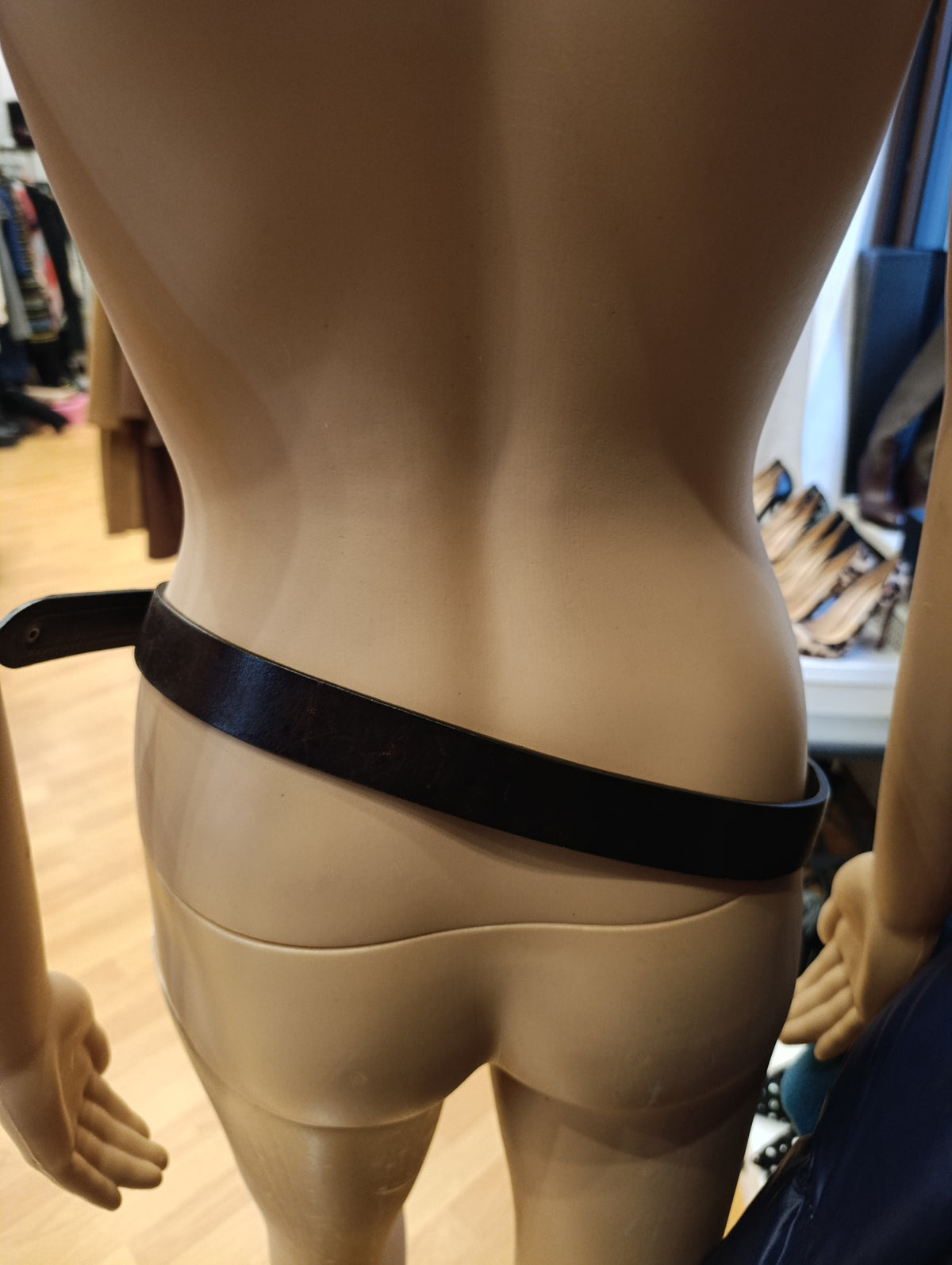 Cintura in pelle bikkembergs taglia 48