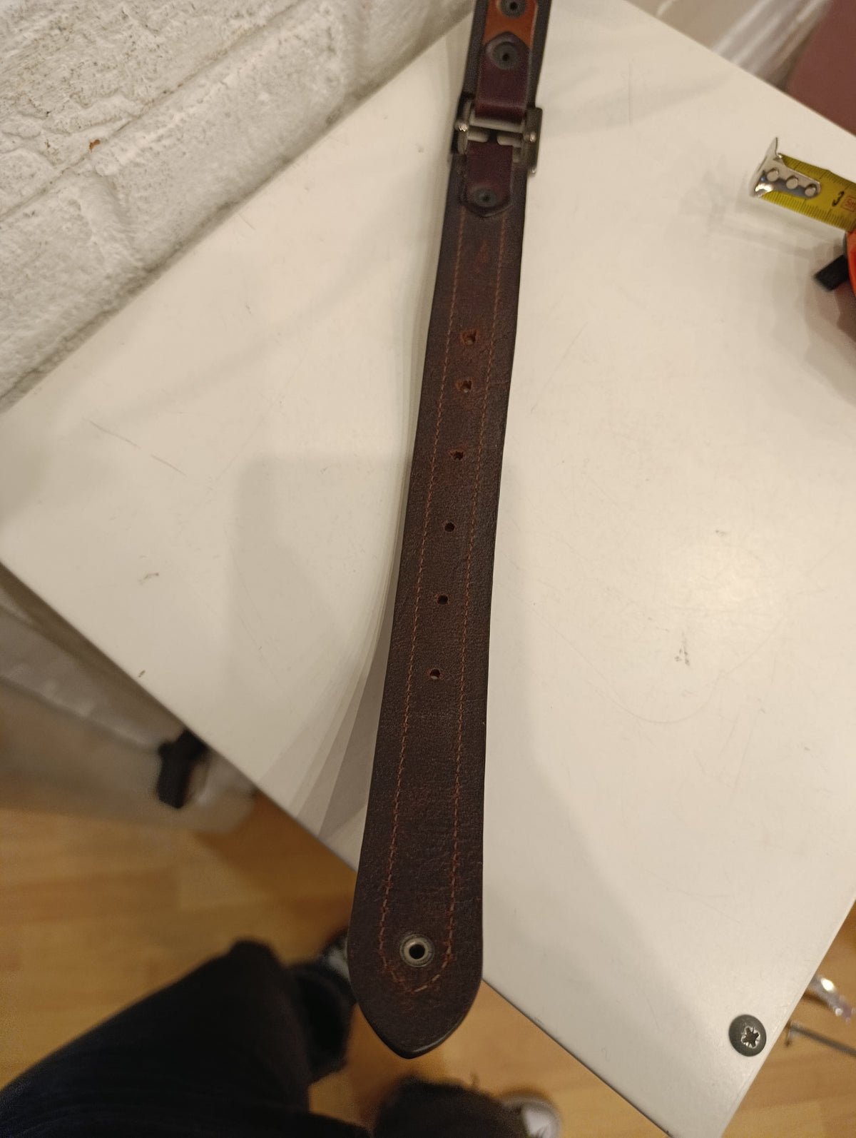 Cintura in pelle bikkembergs taglia 48
