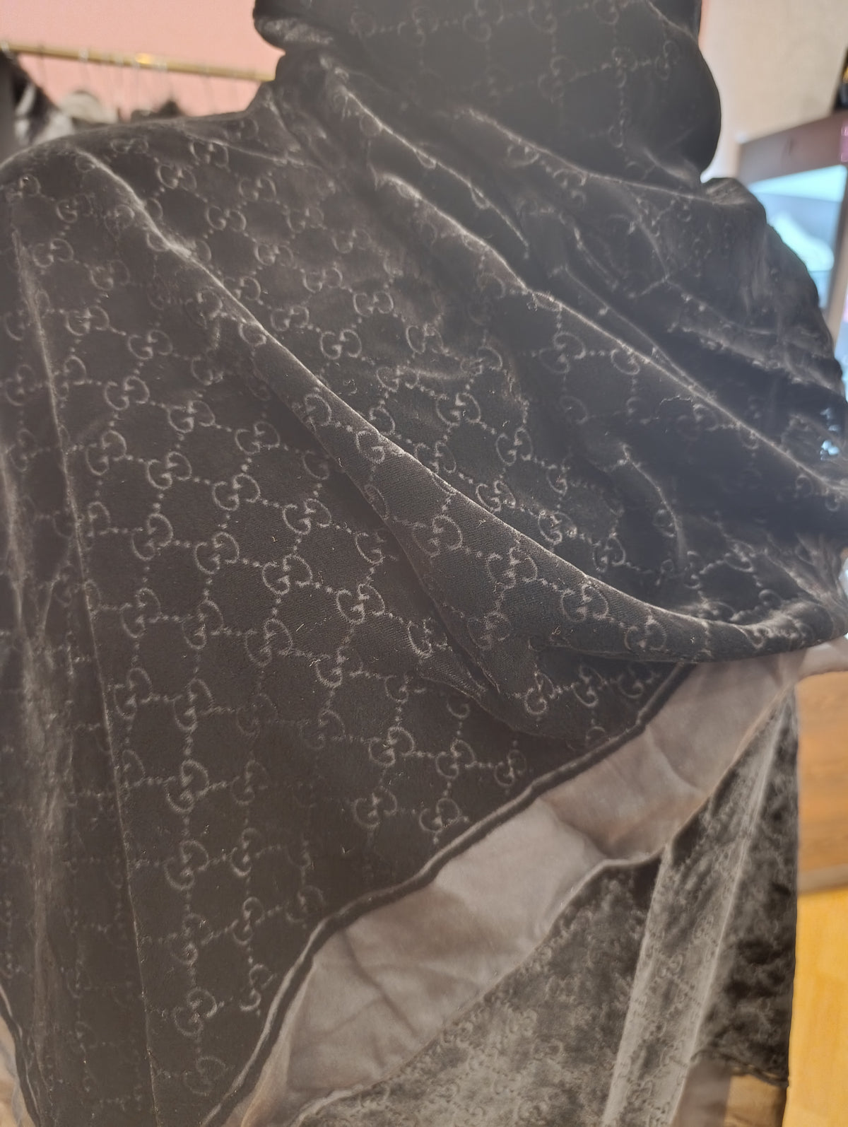Sciarpa Gucci in velluto