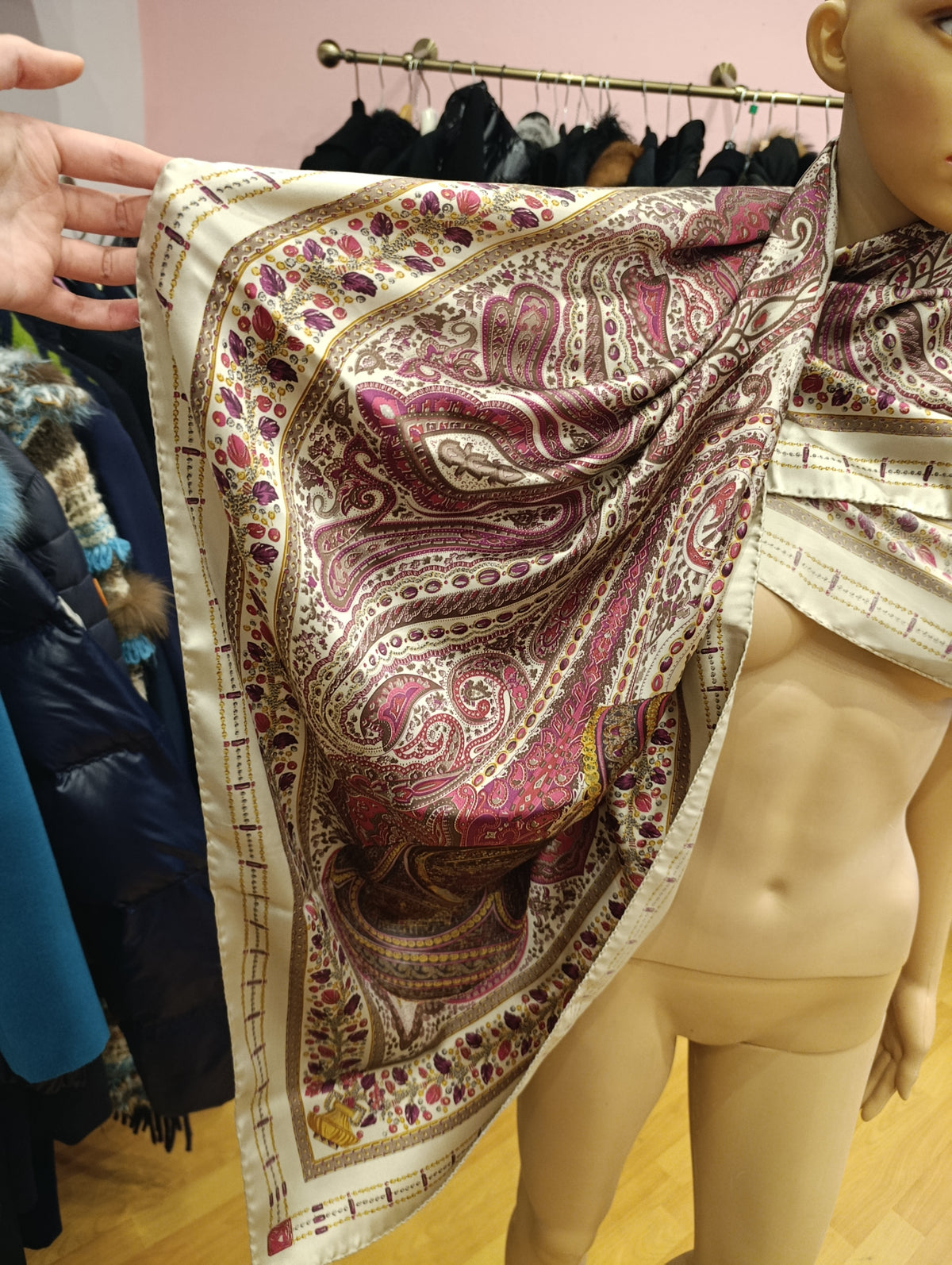 Sciarpa in seta Gianni Versace
