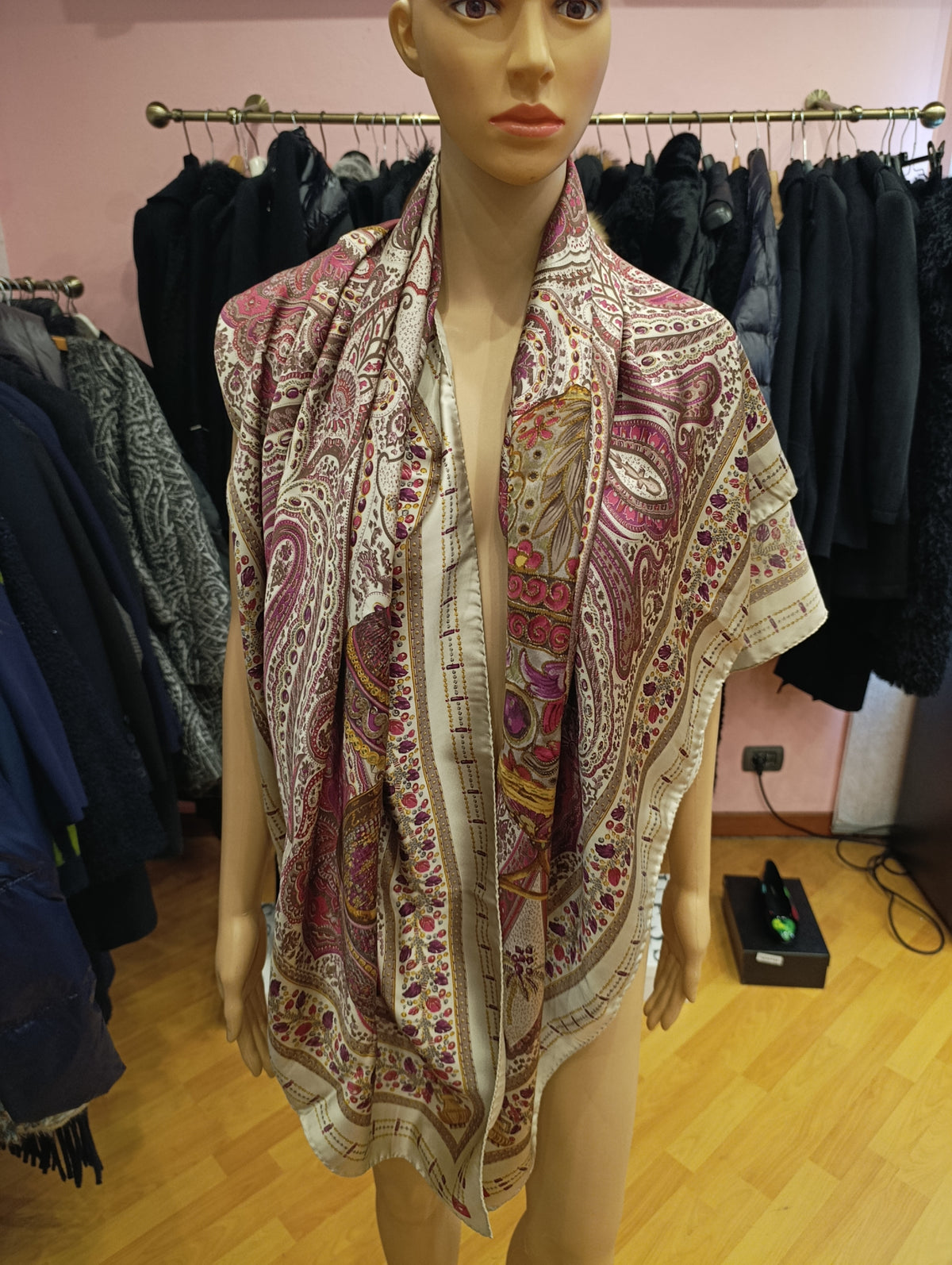 Sciarpa in seta Gianni Versace
